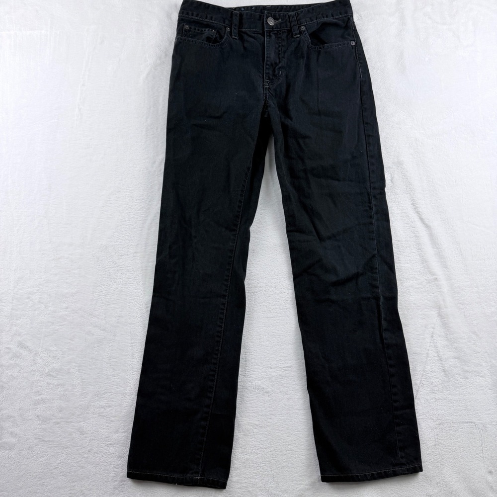 Vintage Polo Ralph Lauren Jeans Black‎ Straight Leg Denim Size 16